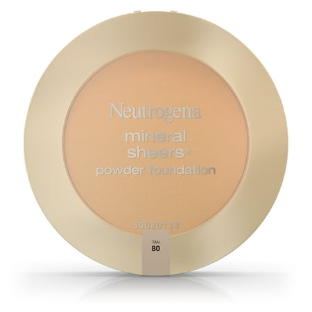 Neutrogena Mineral Sheers Compact Powder Foundation Spf 20, Tan 80,.34 Oz.