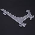 thumbnail image 2 of 10pcs Folding White Plastic Plate Holders Dish Picture Frame Decorative Display Stand Rack, 2 of 14