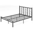 thumbnail image 4 of Costway Queen Size Platform Bed with Headboard 11.5" Under Bed Storage Easy Assembly, 4 of 10