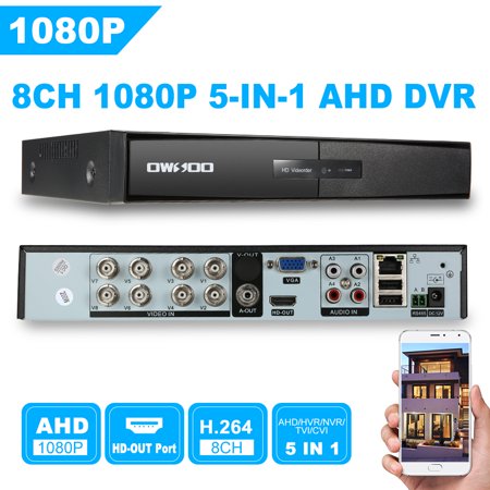 OWSOO 8CH H.264 AHD 1080P P2P Network DVR CCTV Support for Android/IOS