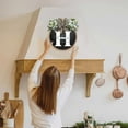 thumbnail image 5 of Outfmvch White Board Home Decor Funny Welcome Sign Front Door Rustic Round Wreath Farmhouse Porch Decoration Sign Housewarming Gift Neon Sign C, 5 of 6
