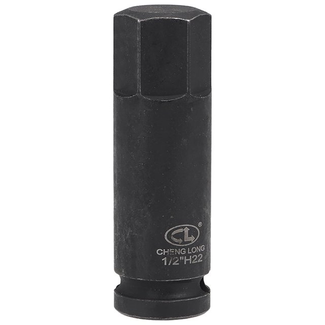 Unique Bargains 1/2-Inch Drive x 22mm Impact Hex Bit Socket, Metric 3' Length, Cr-Mo Steel