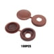 thumbnail image 2 of Ounissouiy 100 pack/lote elástico conectado hace que el de tapa decorativa de tornillo sea conveniente cubierta protectora de tornillo Decoración del hogar café, 2 of 6