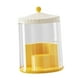 thumbnail image 3 of Expositor de muñecas transparente a prueba de polvo para coleccionables, modelo de casa de muñecas Amarillo, 3 of 9