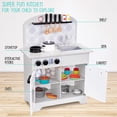 thumbnail image 2 of Set de juego Pretend Kitchen Lil' Jumbl Kids con olla y sartén, gris, 2 of 9