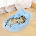 thumbnail image 5 of FITYLE Bed Dog Bed Couch Warm Washable Soft Lovely Lace Cat Sofa Pet Bed for Cats or Small Dogs Puppy and Kitten Indoor Blue, 5 of 8