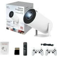 thumbnail image 4 of Controller Game HY300 Projector 4K Native 1080P Android 11 300ANSI Wifi6 BT5.0 Home theater Gaming projector for outdoor, 4 of 5