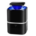 thumbnail image 1 of Lámpara antimosquitos USB con luz UV, diseño portátil y eficiente, 5W, color negro, material ABS, ideal para verano., 1 of 6