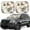 Flying Butterflies-1, variant on Naloa Fall Village Scenery 2 Piece Foldable Car Sun Shades, Car Windshield Sunshade, Front Window Sunshade for Car, Truck, SUV - Small