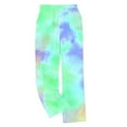 thumbnail image 4 of Simua Women's Tie-dye Printed Wide Leg Pants Elastic Waist Side Pocket Casual Trousers S-XXL Lounge & Outdoor Pants, 4 of 5