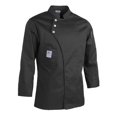 thumbnail image 2 of Chaquetas Abrigo de Manga Larga Uniformes Hotel Restaurantes - Negro, XXXL Negro XXXL Sunnimix uniforme de chaqueta de chef, 2 of 8