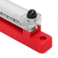 thumbnail image 2 of 48V 150A 12 Terminal Bus Bar Power Distribution Block with Cover M6 Studs M4 Screws for Car RV Marine Boat Red, 2 of 3