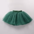 thumbnail image 2 of Staki Girls Skort Tutu Skirts for Girls Layered Tulle Dance Skirts Rainbow Princess Dress Ballet Dance Dress Birthday Party Princess Dress(Green,12-18 Months), 2 of 3