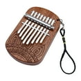 thumbnail image 1 of Kalimba Thumb Small Piano 8-Key Wooden Finger Piano Musical Instrument, 1 of 8