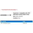 thumbnail image 2 of Trunk Strut - Compatible with 1999 - 2005 Buick Century Sedan 4-Door 2000 2001 2002 2003 2004, 2 of 2