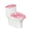 Cherry Blossoms, variant on HELLHERO Christmas Universal Toilet Lid Cover Soft Elastic Bottom Stretchy Fabric Lid Cover Set for Toilet Elastic Edge Bathroom Supplies Washable 17x21 Inches