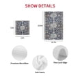 thumbnail image 7 of Blue Boho Kitchen Dish Towels for Drying Dishes Set of 3, Modern Geometric Abstract Art Vintage Waffle Weave Microfiber Hand Tea Bathroom Towels Quick Dry & Absorbent Towel 12x12, 7 of 7