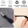 thumbnail image 5 of Queilt 10PCS Zipper Pulls Replacement Universal Nylon Zipper Repair Kit Zipper Slider Pull Tab Zipper Fixer Metal Zipper Head Hand Woven Pull Rope Zipper Handle Cord Pull Tab for Bags, Black, 5 of 5