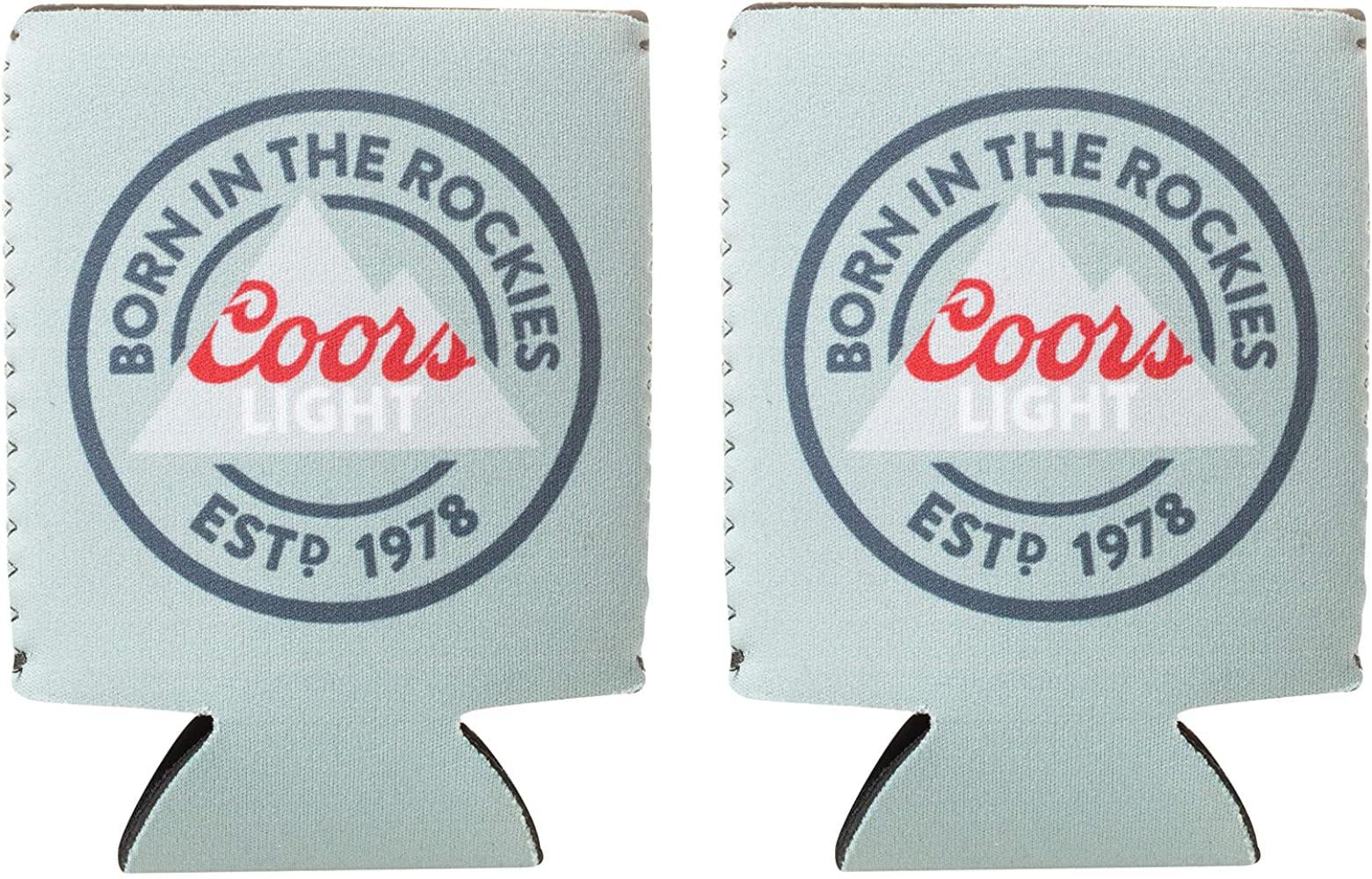 Coors Light Mountains Kolder Licensed Beer Coolie Insulator Sleeve Holder Huggie Can & Bottle Set 