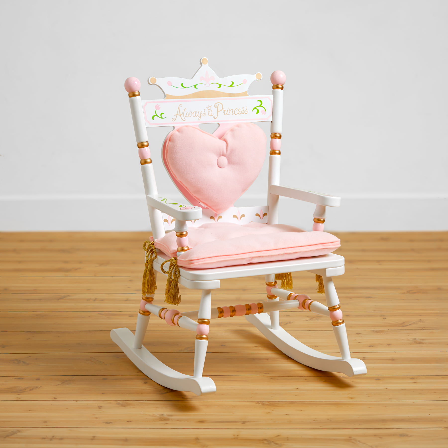 Royal Rocking Chair "Princess" - White - Walmart.com - Walmart.com