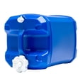 thumbnail image 3 of WaterPrepared ReadyJug 7 Gal Stackable Water Storage Container with Spigot, Blue, 6 Pack, 3 of 11