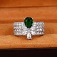 thumbnail image 3 of PERITANG Modern Proposal Promise Ring For Women Ladies High Quality Shiny AAA Zircon Cubic Zirconia Ring Perfect Present Gift Box Included, 3 of 8