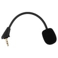 thumbnail image 2 of Matsuzay Micrófono de auriculares para juegos Micrófono de reducción de ruido de auriculares de 3,5 mm Reemplazo de piezas Cables de audio/vídeo, 2 of 6