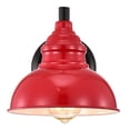 thumbnail image 3 of RADIANCE goods Industrial 1 Light Matte Black Indoor Wall Sconce 8" Wide, 3 of 13