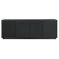 thumbnail image 3 of Evelyn&Zoe Hanson Rectangular TV Stand for TV's up to 75", Black Grain, 3 of 8