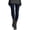 Navy, variant on ManxiVoo Women Fleece Lined Full Length Leggings with Micro Elastic for Soft Fashionable Daily Wear in Fall and Winter L Size Black