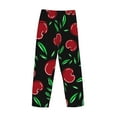 thumbnail image 5 of Junzan Men'S Pajama Pants Cherry Sleepwear Pants Pj Bottoms Drawstring And Pockets, 5 of 9
