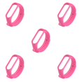thumbnail image 2 of braveheart Bracelet de Remplacement, Doux pour la Peau, Résistant à l'Usure, Bracelet Intelligent pour Poignet, Bracelet de Sport, Installation Facile, Remplacement pour Mi 3 Rose Rouge, Ensemble de 5, 2 of 6