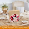 thumbnail image 6 of Yayeee Napkin Holder for Table Set of 2 Kitchen Paper Tissue Organization, Pink and Red Flowers, 6 of 8