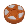 thumbnail image 4 of QccHieUs Roller Hockey Puck Hockey Ball Indoor Outdoor Replacement Training Gear Practice Orange, 4 of 9