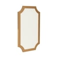 thumbnail image 4 of Kate and Laurel Holbrook Glam Framed Scallop Fabric Pinboard, 15 x 24, Gold, Decorative Modern Scalloped Bulletin Board for Use as Vision Board or Wall Organization, 4 of 8