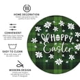 thumbnail image 3 of Lsque Happy Easter Pattern 4" Drink Coasters Set of 4, PVC Leather Absorbent Coasters, Table Coaster Set Decorative Coffee Cup Coasters Housewarming Gift -Round Shape, 3 of 6
