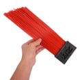 thumbnail image 3 of Shisuyan Brosses de Nettoyage pour Balayage de Trottoirs, Rues et Extérieurs Rouges 4 Pcs 14.2X3.5X1.0In, 3 of 9