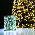 thumbnail image 5 of Guirnalda de luces LED de 100 m con alambre verde de hadas para exteriores, luces navideñas, guirnalda de árbol para Año Nuevo, decoración de fiestas en casa, bodas y calles, 5 of 5
