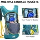 thumbnail image 5 of Paquete de hidratación, mochila de hidratación con vejiga de hidratación de 2 litros, mochila ligera para correr, para mujeres, hombres y niños (verde oscuro), 5 of 5