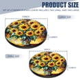 thumbnail image 2 of Stovetop Covers for Gas Stove Set of 4 for Range Accessories, Vividly - Colored Sunflower Arrangement Gas Metal Cover for Expanding Counter Space Stovetop Decor, 2 of 2