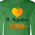 thumbnail image 4 of Inktastic St. Augustine Florida Orange in Heart Long Sleeve T-Shirt, 4 of 5