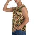thumbnail image 3 of Fotbe Men's Animal Leopard Print Men's Sleeveless Muscle Tank Tops Casual T-Shirts for Gym Workout Beach-Large, 3 of 8