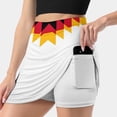 thumbnail image 4 of Germany Design Pattern By Subgirl New Women Skirts Double-Layer Printed Short Dress Mini Sport Skirt Ger Football World 1954, 4 of 7
