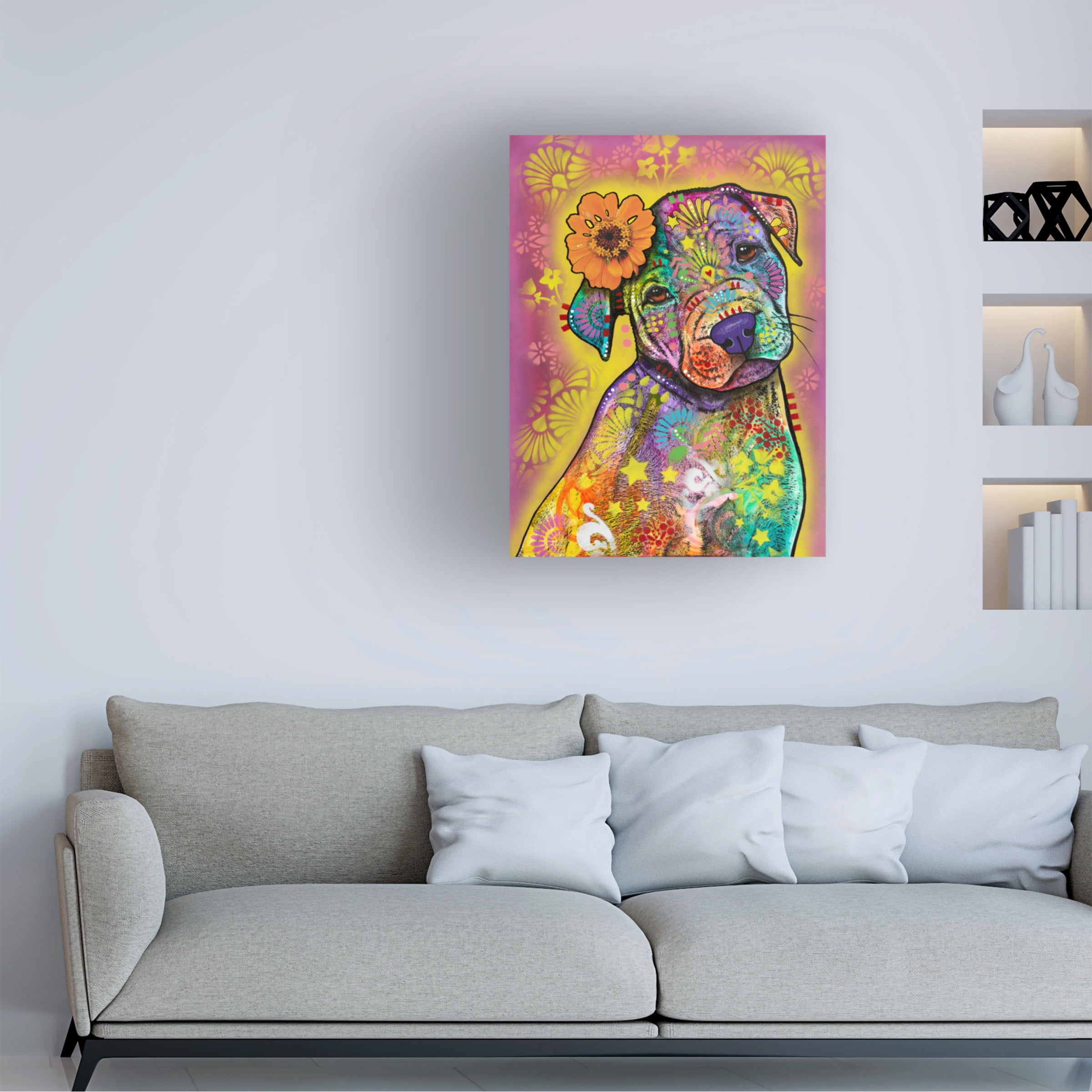 Canvas Wall Art - Dean Russo- Exclusive 'Sweet Little One' Wall Art for Living Room, Bedroom, or Office DÃ©cor by Trademark Fine Art - 35 x 47 Inches