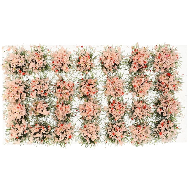 EeaseCA 1 Box Simulated Flower Cluster Ornament Fake Flower Artificial Flower Decor DIY Landscaping Material