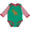 thumbnail image 3 of Inktastic Kangaroo Cute Boys or Girls Long Sleeve Baby Bodysuit, 3 of 5