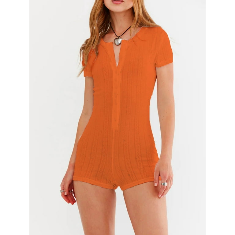 Short sleeve pajama romper hotsell
