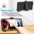 thumbnail image 3 of 6goodeals For Motorola Moto G 5G 2025 Case with Belt Clip, Slim Full Protection Hybrid Case & Rotating Belt Clip Holster with Built in Kickstand, Built in Screen Protector Deer, 3 of 8