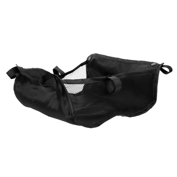 EXHUMKY Exhumky Toddler Stroller Organizer Bag Black Oxford Cloth Quick Installation 3Pcs