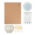 thumbnail image 2 of Macrame Board DIY Knotting String with Grids for Weaving Crocheting Knitting 28x38cm Heart, 2 of 9